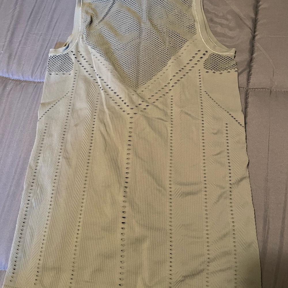 Athleta tank top with cut-out design